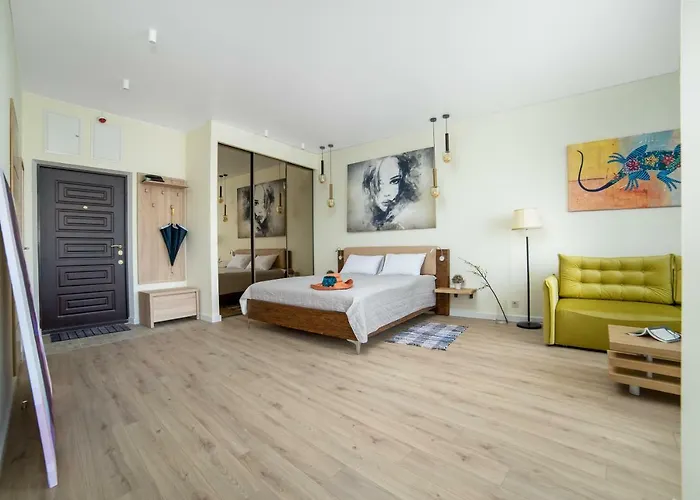 Apartment студия в стиле лофт с прекрасным видом на и красивые закаты!